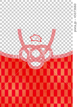 亥年-年賀状テンプレート 亥年-年賀状テンプレート 45073660