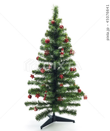 Christmas fir tree with colorful lights  45076641