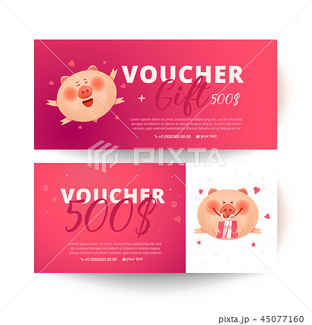 Gift certificate, Valentine's Day voucher 45077160