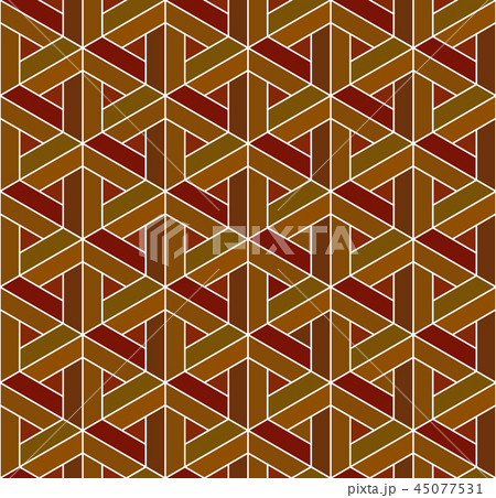 Seamless japanese pattern.Simulation of marquetry. 45077531