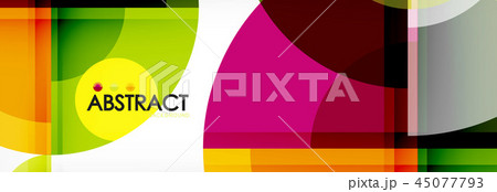 Abstract background - multicolored circles, trendy minimal geometric design Abstract background - multicolored circles, trendy minimal geometric design 45077793