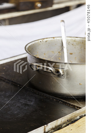 Pot in a restaurant for cooking Pot in a restaurant for cooking 45078146