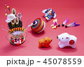 お正月イメージ　干支・猪　亥年 45078559