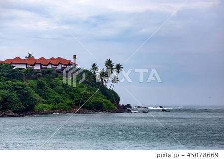 Beautiful view of tropical coast in Mirissa, Sri Lanka Beautiful view of tropical coast in Mirissa, Sri Lanka 45078669