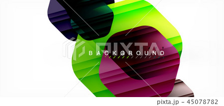Glossy color hexagons modern composition background, shiny glass design Glossy color hexagons modern composition background, shiny glass design 45078782