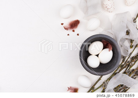 Feminine Easter concept. 45078869