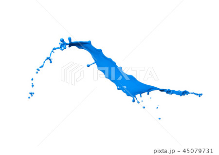 Blue paint splash Blue paint splash 45079731