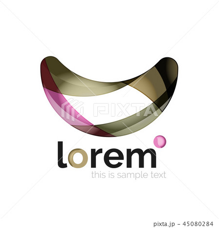 Abstract geometric business icon Abstract geometric business icon 45080284