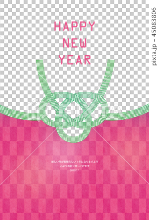 新年的卡片模板 45083806