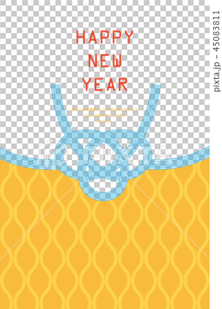 新年的卡片模板 45083811