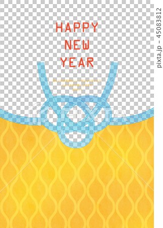 New Year's card template 45083812