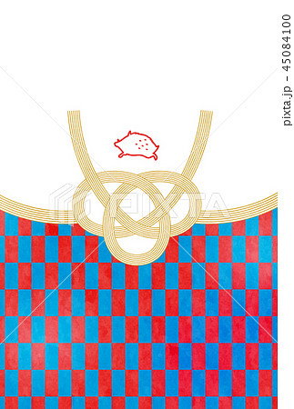 亥年-年賀状テンプレート 45084100