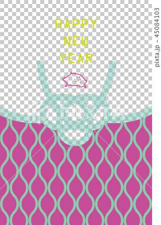 亥年-年賀状テンプレート 45084103