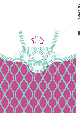 亥年-年賀状テンプレート 45084105