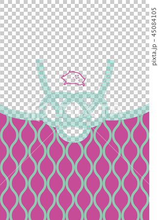 亥年-年賀状テンプレート 45084105