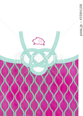 亥年-年賀状テンプレート 45084106