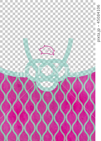 亥年-年賀状テンプレート 45084106