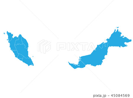 High detailed vector map High detailed vector map 45084569