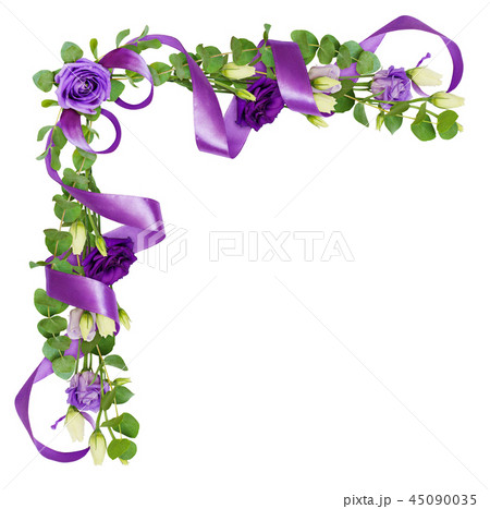 Corner arrangement with eustoma flowers Corner arrangement with eustoma flowers 45090035