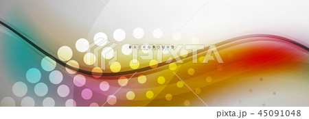 Smooth flowing wave motion concept background 45091048