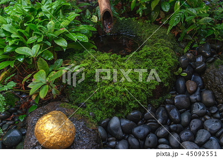 坪庭の蹲 45092551