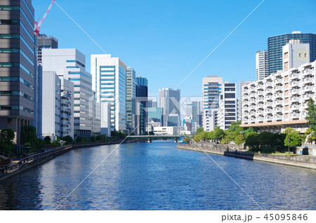 高浜運河 東京都港区 の写真素材