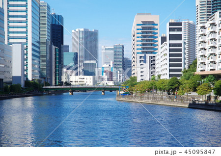 高浜運河の写真素材