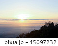 Beautiful mountains with sunrise  45097232