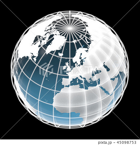 地球 世界 イギリスのイラスト素材