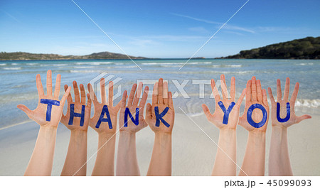 Many Hands Building Word Thank You 45099093