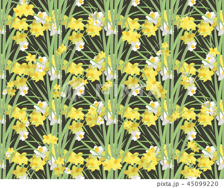 Floral narcissus retro vintage background Floral narcissus retro vintage background 45099220