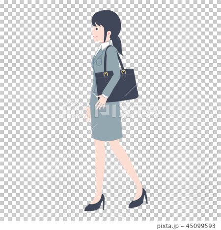 Walking female office worker 2 Walking female office worker 2 45099593