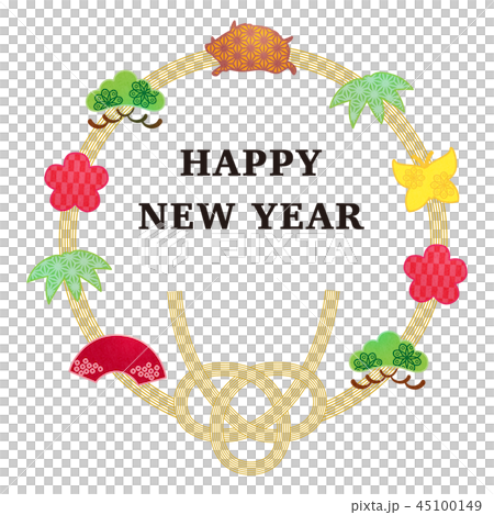 New Year material-frame 45100149