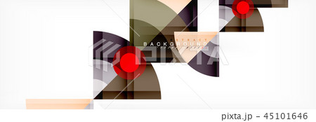 Triangles and circle geometric background Triangles and circle geometric background 45101646