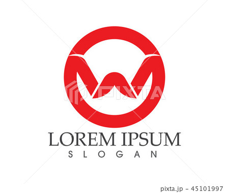 W letters business logo and symbols template 45101997