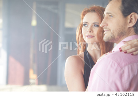 A romantic film scene of a couple in love 45102118