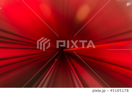 Speed motion in urban highway road tunnel 45105178