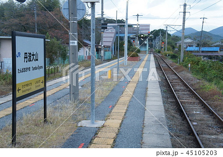JR西日本　福知山線　丹波大山駅　構内 45105203