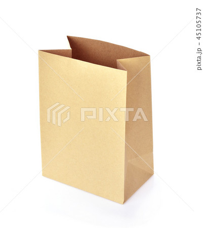 paper bag isolated on white background 45105737