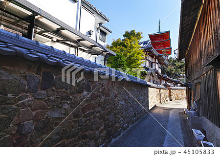 小豆島 迷路のまちの写真素材