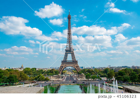 エッフェル塔 風景 フランスの 45106323