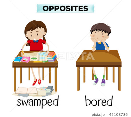 English opposite word of swamped and borded English opposite word of swamped and borded 45108786