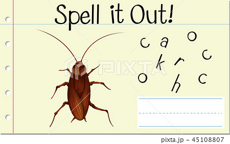 Spell it out cockroach Spell it out cockroach 45108807