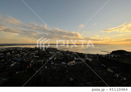 館山湾夕景 千葉県館山市 鏡ヶ浦 南房総 館山湾夕景 千葉県館山市 鏡ヶ浦 南房総 45110464