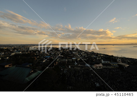 館山湾夕景 千葉県館山市 鏡ヶ浦 南房総 館山湾夕景 千葉県館山市 鏡ヶ浦 南房総 45110465