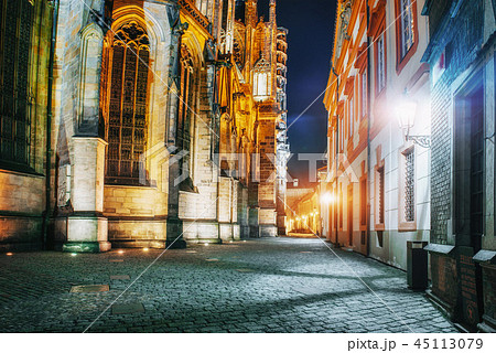 St. Vitus Cathedral at Prague Castle in  beautiful 45113079