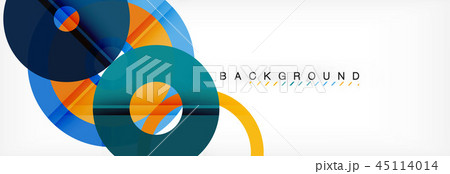 Geomtric modern backgrounds, rings abstract template Geomtric modern backgrounds, rings abstract template 45114014