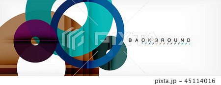 Geomtric modern backgrounds, rings abstract template Geomtric modern backgrounds, rings abstract template 45114016