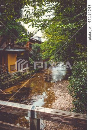 Traditional japanese houses, Gion district, Kyoto 45114248