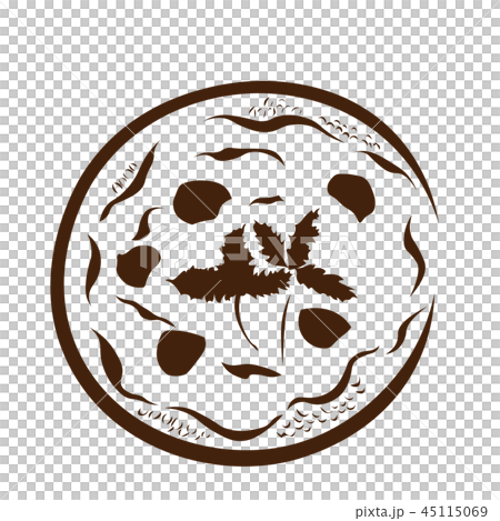 料理　イラスト　親子丼　カラー　茶色 45115069